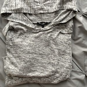 George light knit hoodie